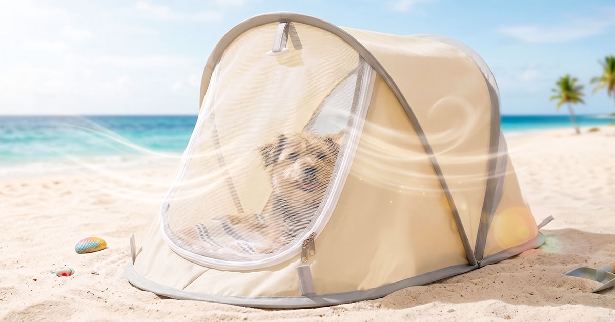 Breathable Mesh Sides Keep Pets Cool