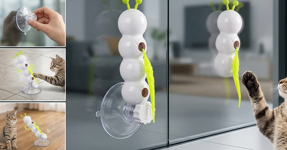 Suction Cup Attaches To Any Smooth Surface