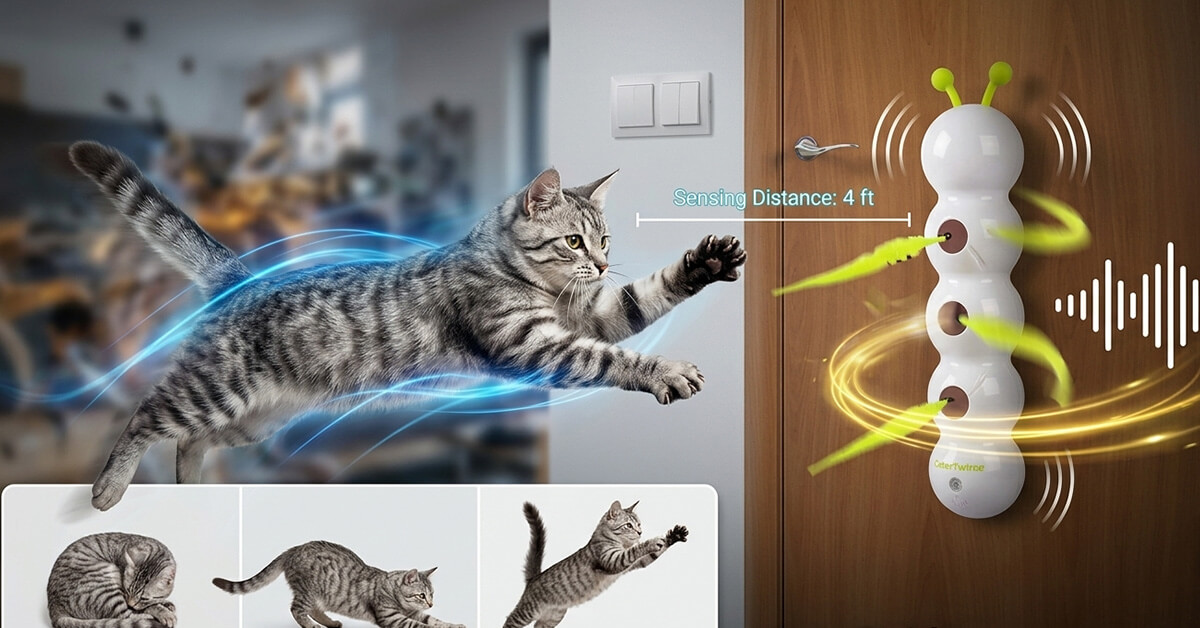 CaterTwirl Encourages Jumping, Scratching, And Hunting