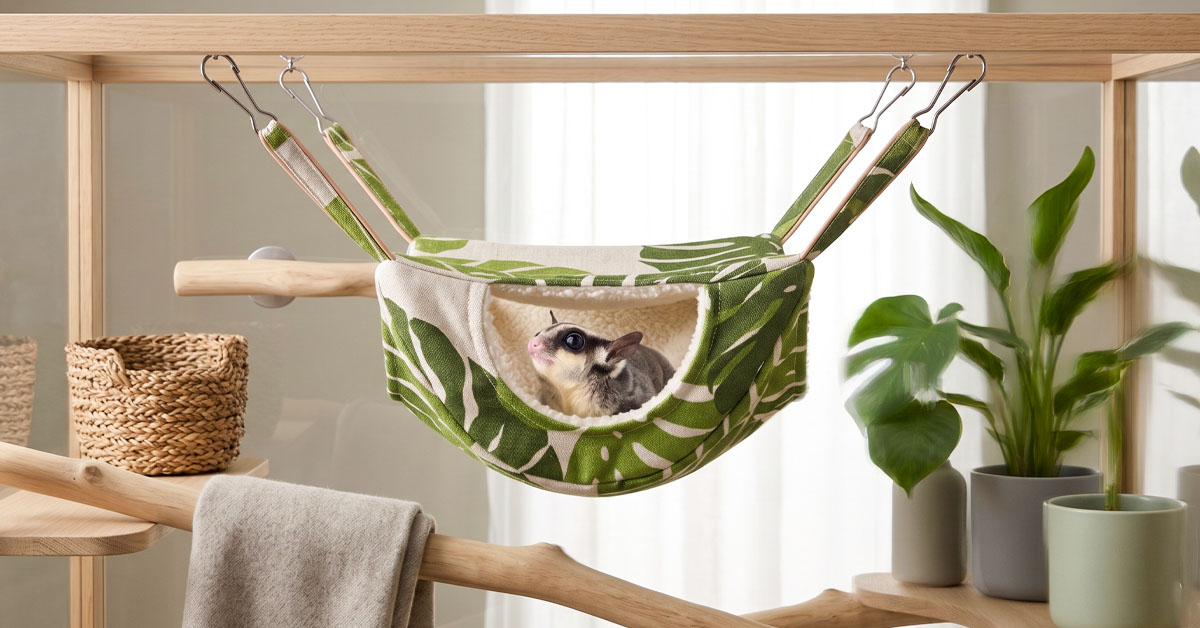 CozyCritter's Printed Linen Adds Luxurious Cage Style