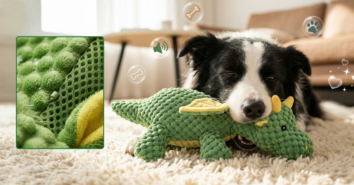 Bubble Plush Texture Soothes Gums During Play