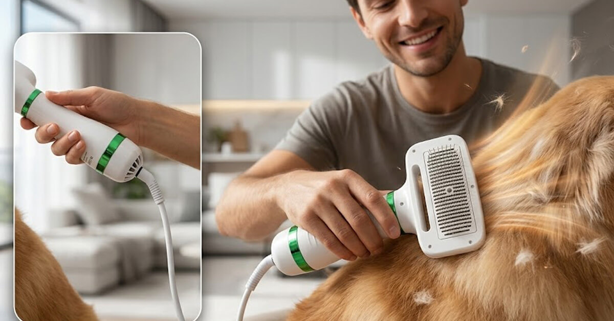 FluffDry Makes Home Grooming Fast and Easy
