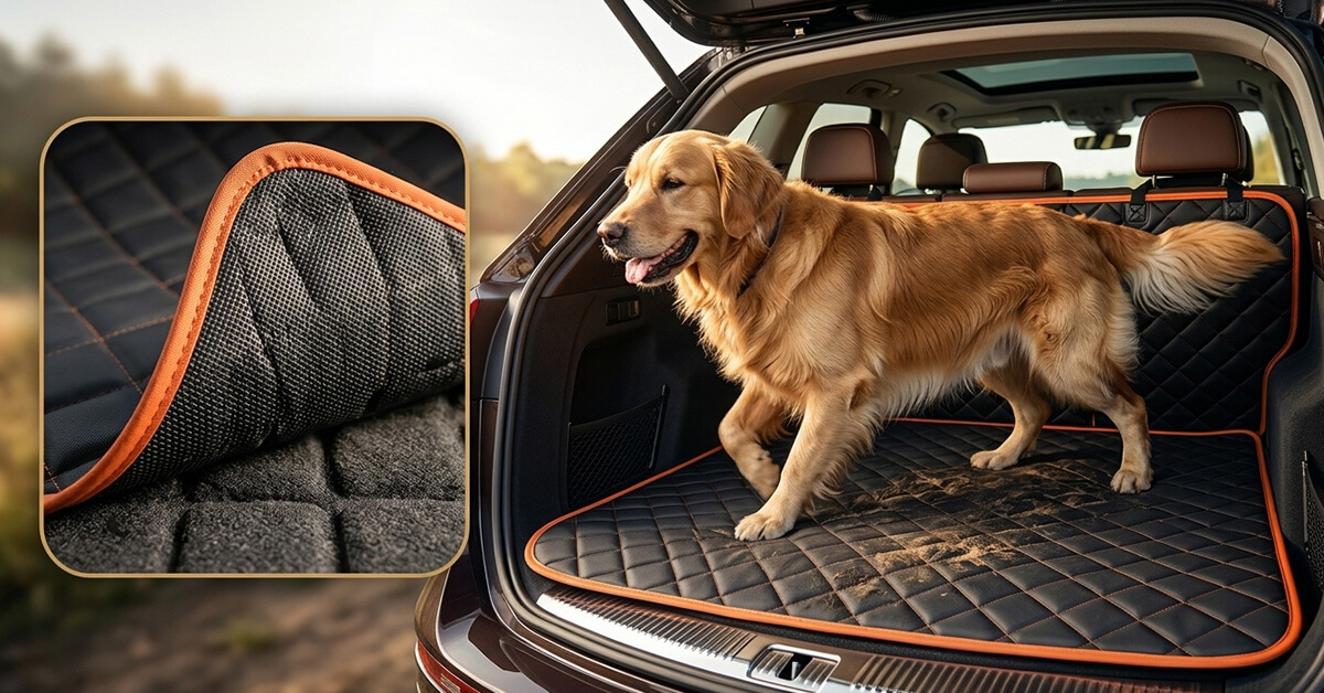 Nonslip Surface Keeps FurRide Mat Firmly Secure