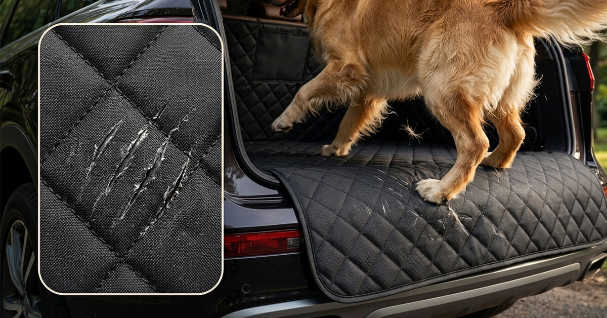 Heavy-Duty Stitching Resists Scratches from Active Dogs