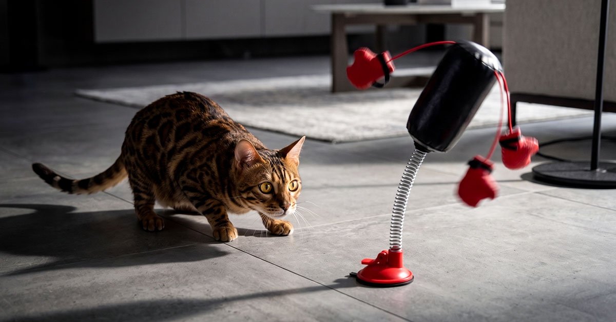 KittyKO Sparks Your Cat's Natural Hunting Instincts Instantly