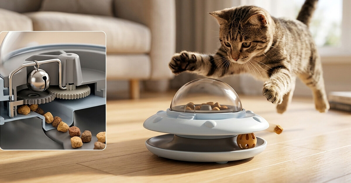 Stimulates Natural Hunting Instincts With Bells