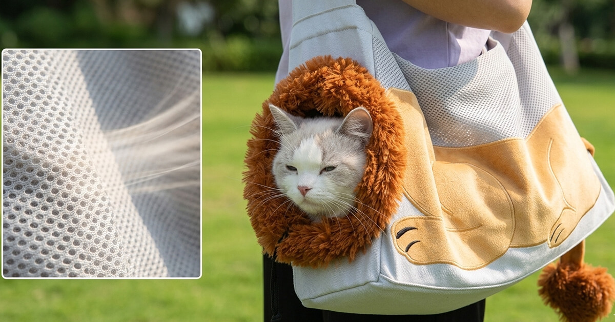 Breathable Mesh Ensures Pets Stay Cool and Comfortable