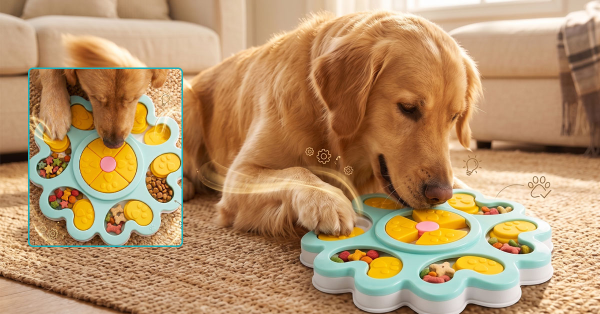Stimulates Dogs Mentally With Many Treat Compartments
