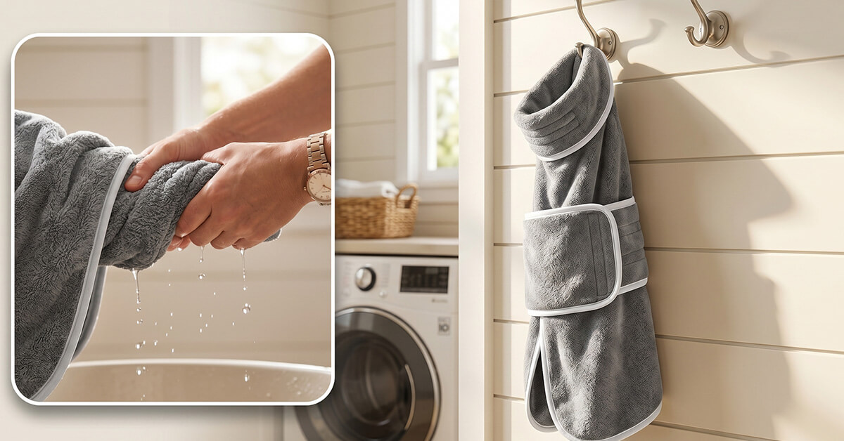 Wring Out, Hang Dry — Ready in Hours