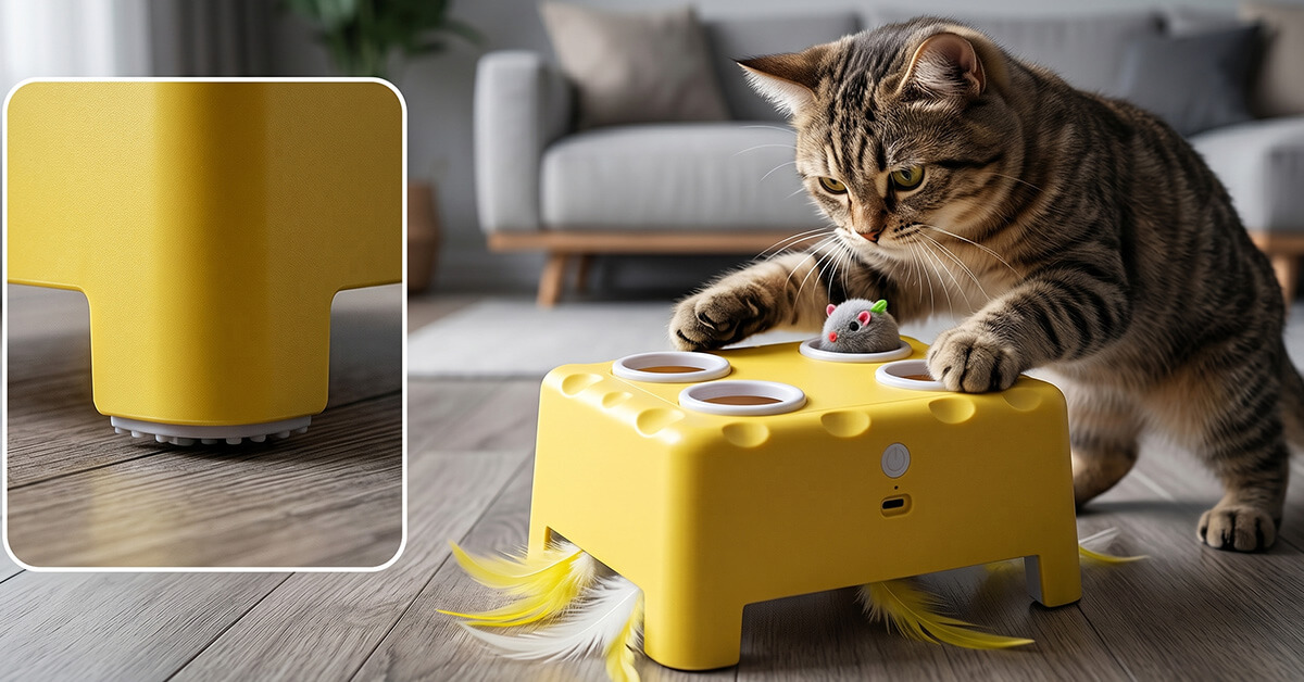Sturdy Non-Slip Base Stays Put During Intense Play