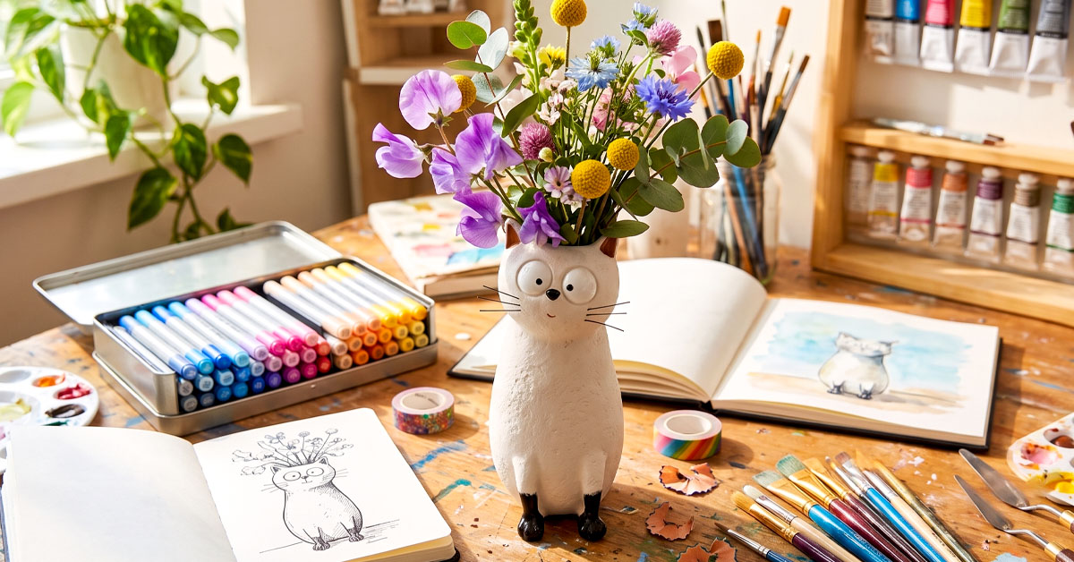 Smile Every Day with PuffyPaws on Your Desk