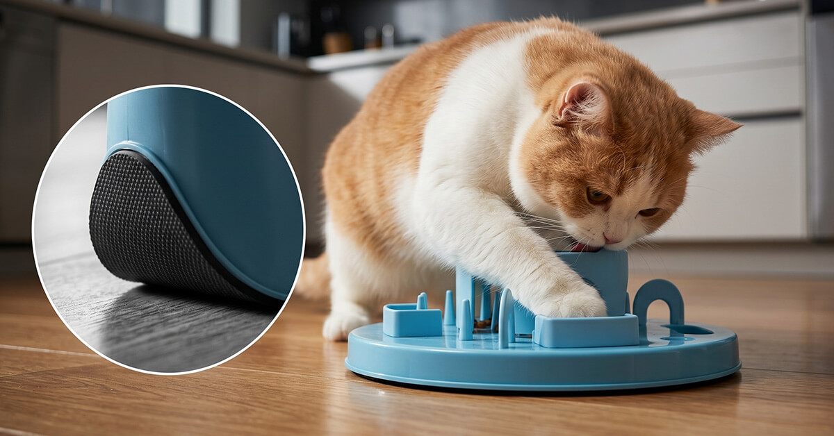 Non-Slip Base Keeps Bowl Firmly In Place