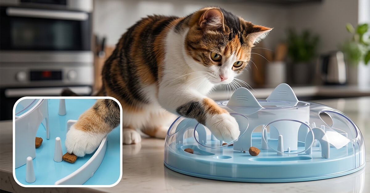 PurrMaze Turns Mealtime Into Fun Enrichment