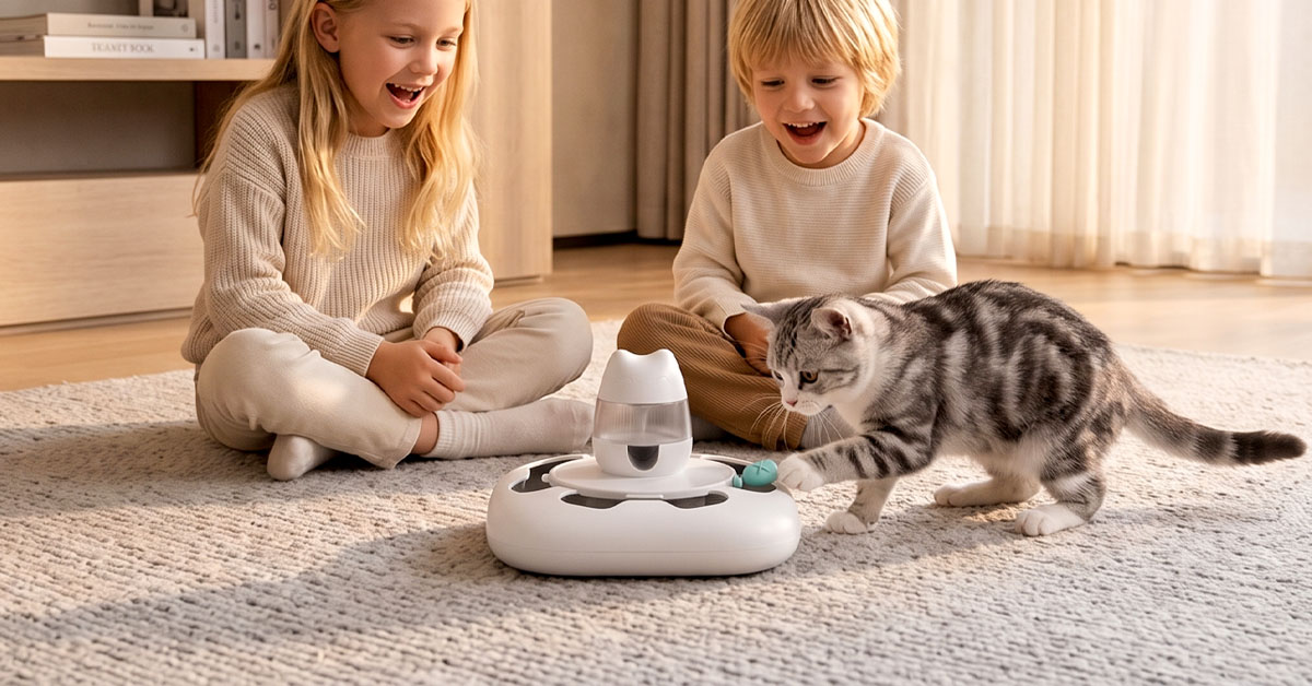 Safe Indoor Design Protects Cats During Chase Sessions