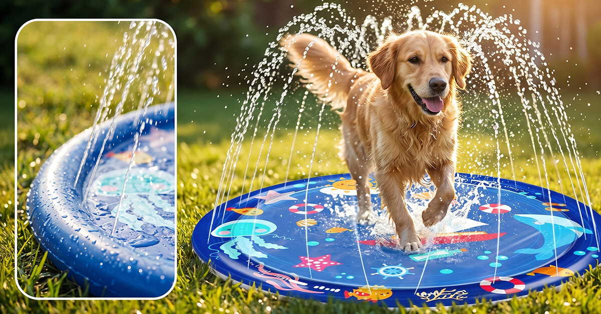 Cools Dogs Down During Hot Summer Days
