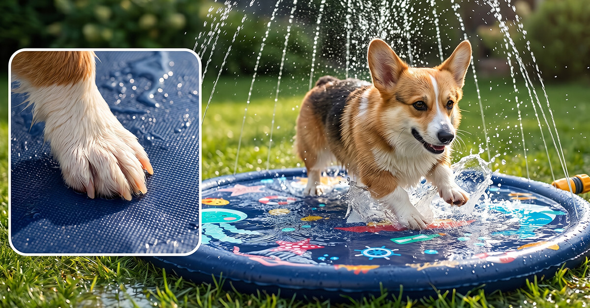 Non-Slip Surface Keeps SplashPaws Stable During Play