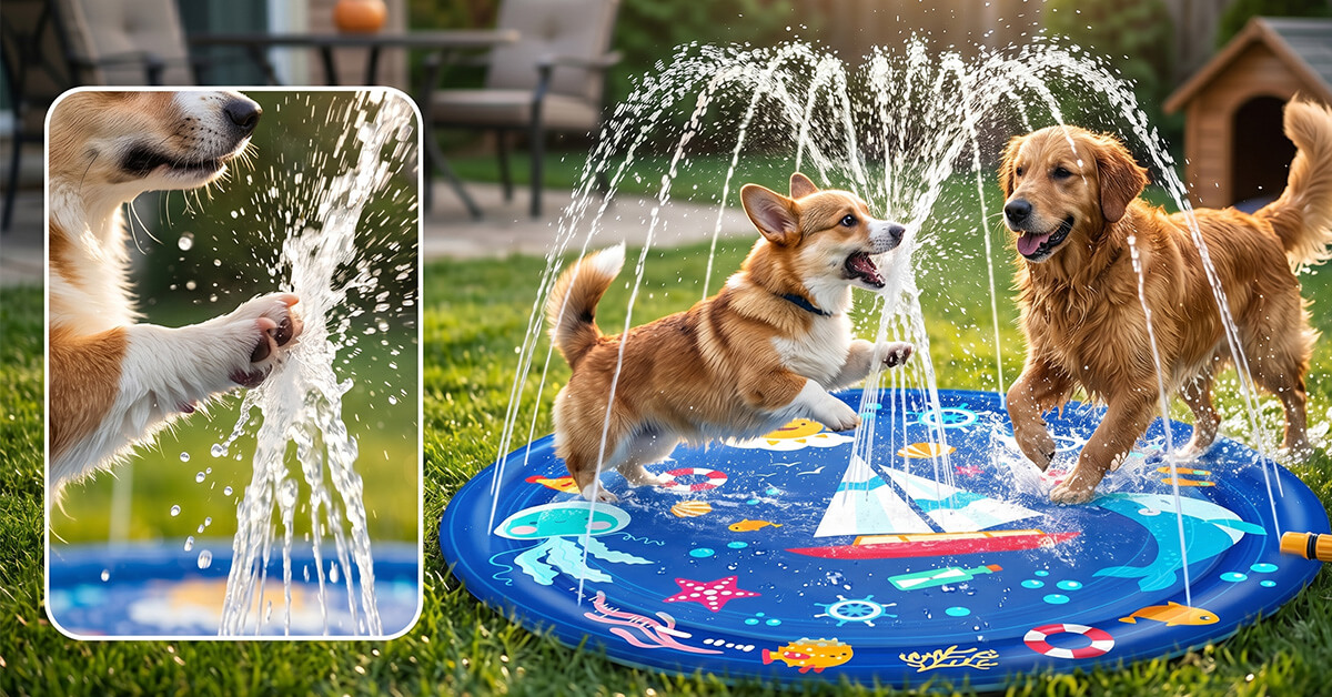 Busts Boredom With Interactive Fountain Spray Action
