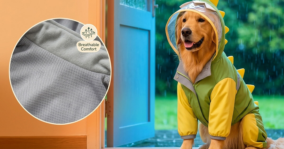 Soft Breathable Lining Prevents Overheating Inside