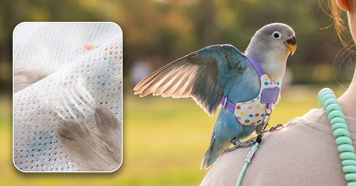 Breathable Fabric Keeps Your Bird Cool and Comfortable
