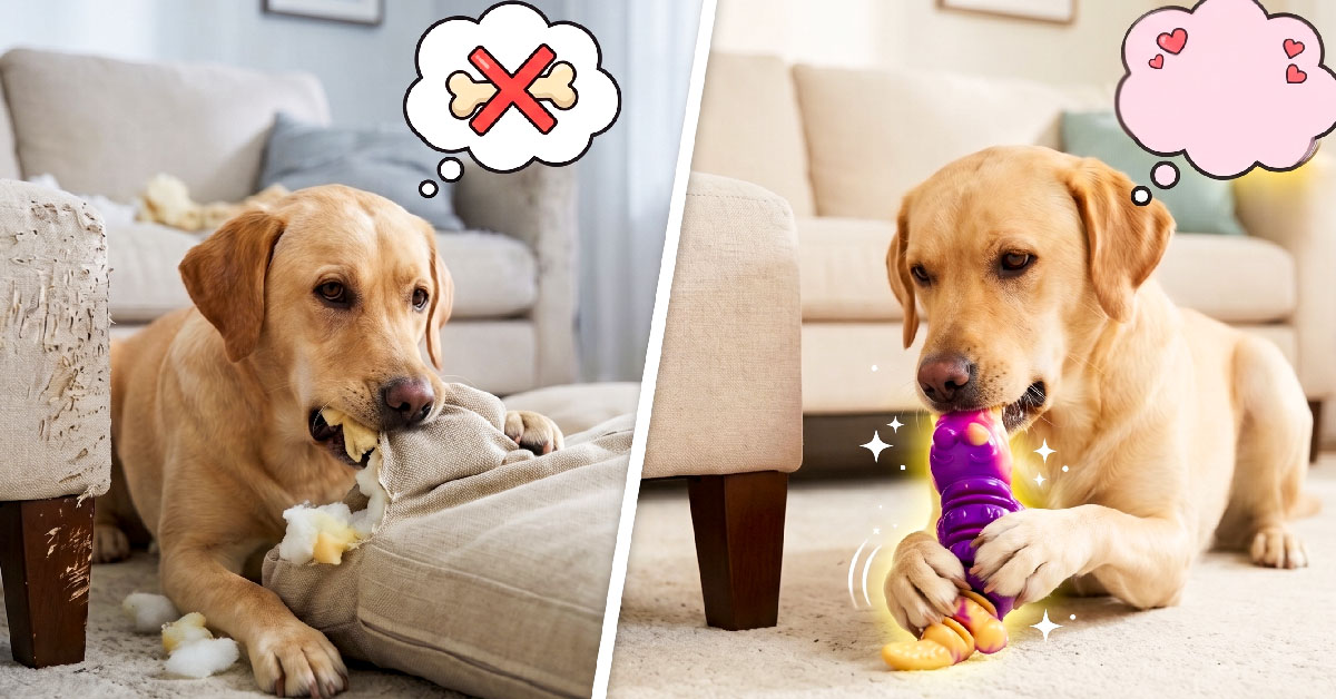 Reduces Boredom, Barking, And Destructive Behavior