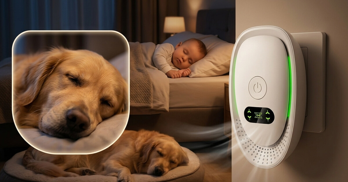 Quiet Operation — Pets and Families Sleep Undisturbed