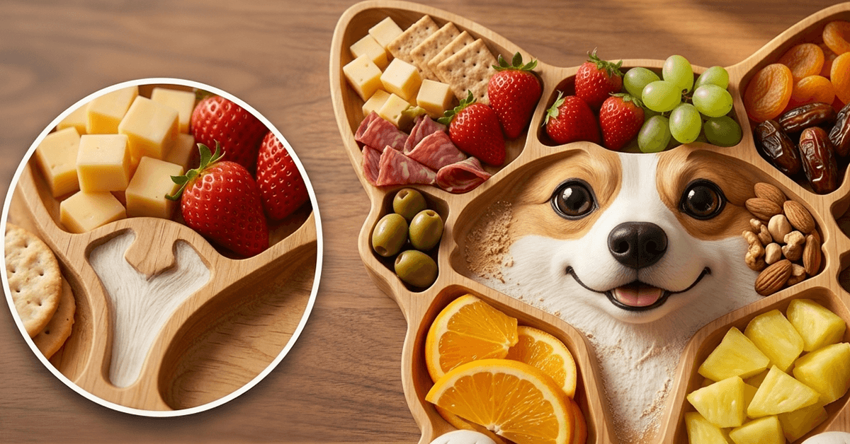 Practical Compartments Keep Snacks Neatly Arranged