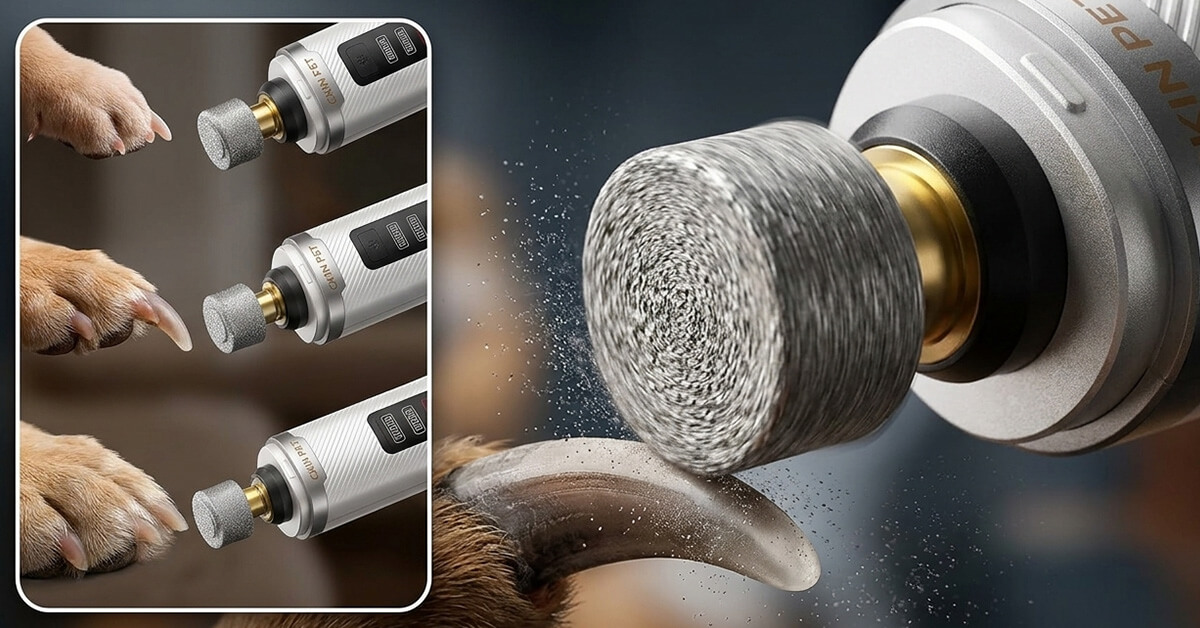 Safely Grinds Nails with Diamond Precision Bit