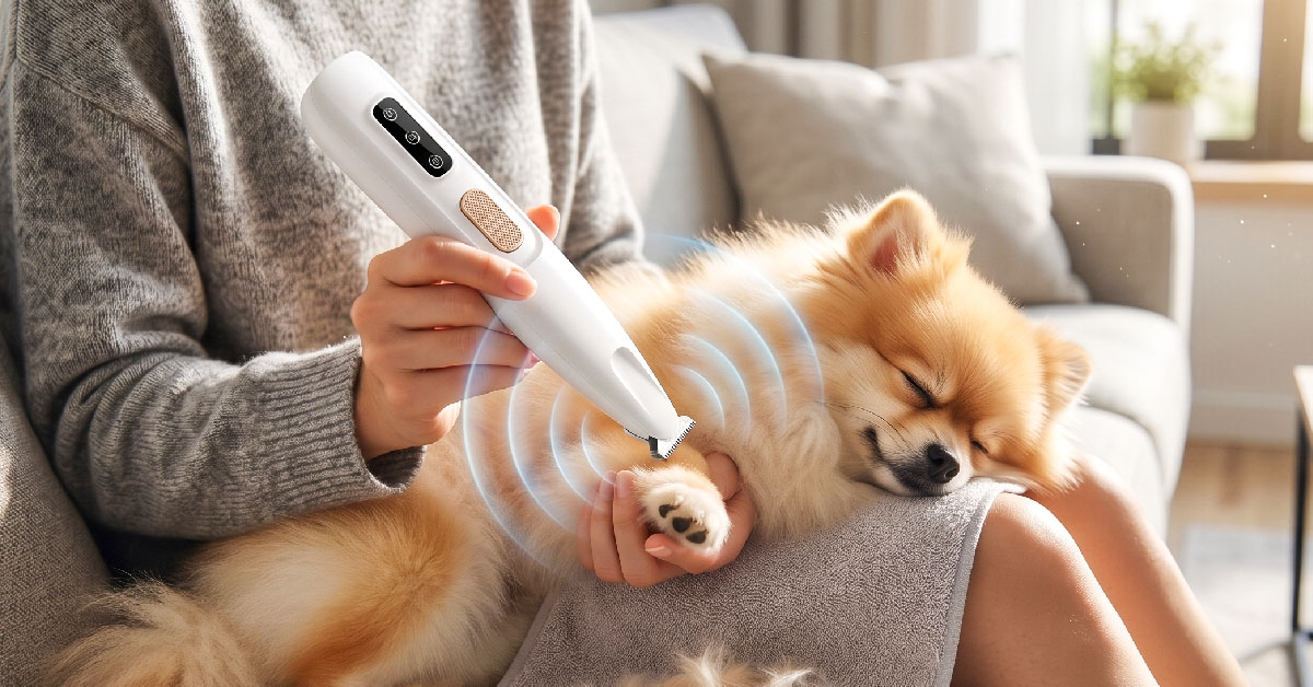Ultra-quiet 50dB Motor Reduces Pet Anxiety Instantly