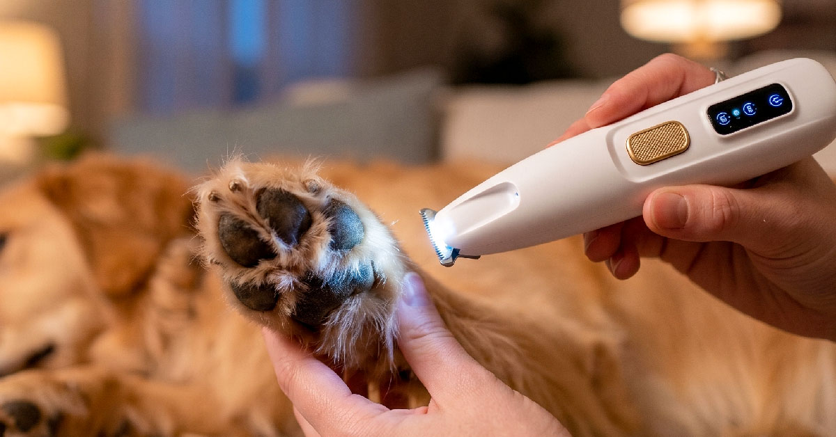 Built-in LED Light Illuminates Every Delicate Area
