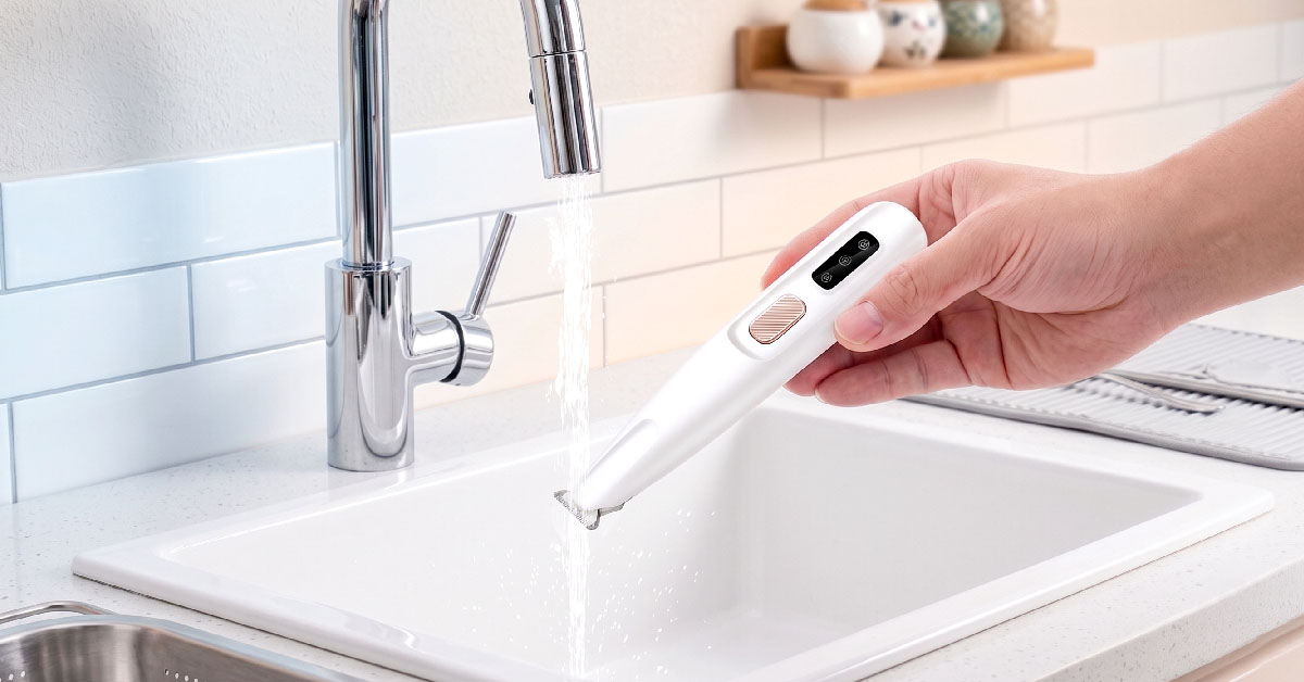 CalmTrim's Waterproof Design Cleans Under Running Water