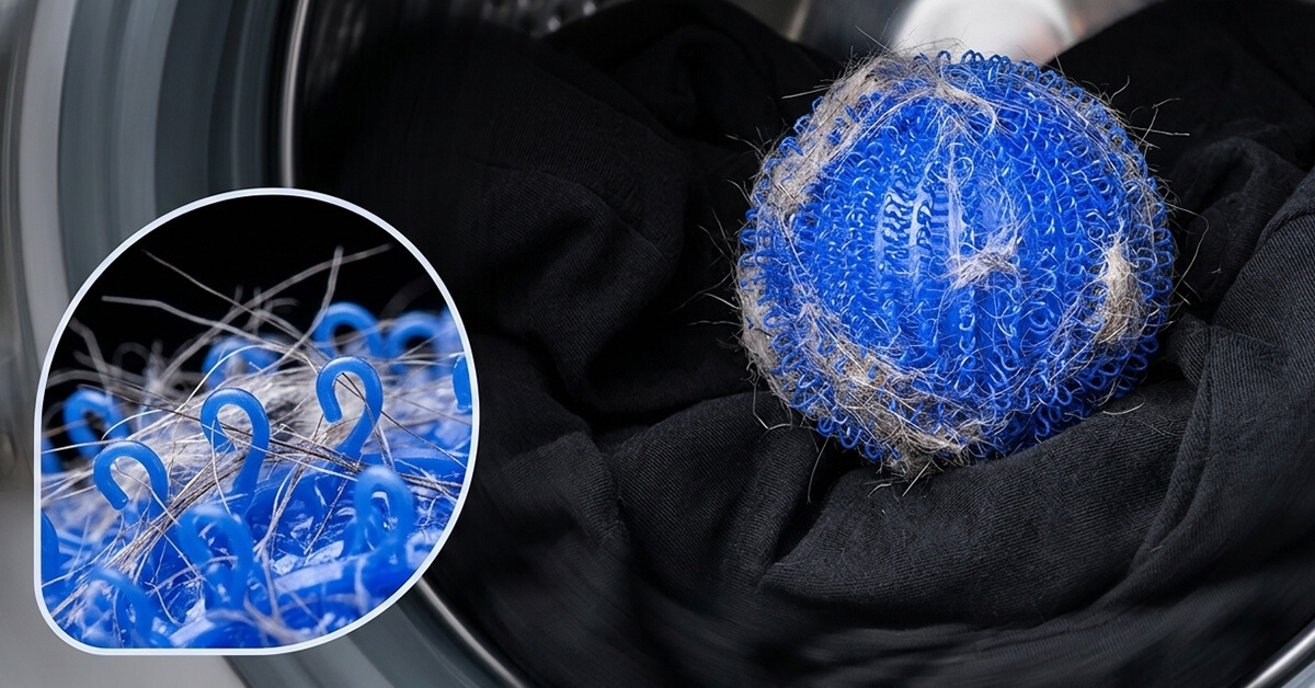 Micro-Hooks Snare Loose Fur And Lint Instantly